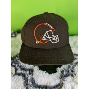 VINTAGE CLEVELAND BROWNS SNAP BACK HAT NEW ERA ~USA~